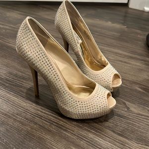 Jennifer Lopez Rhinestone Heels